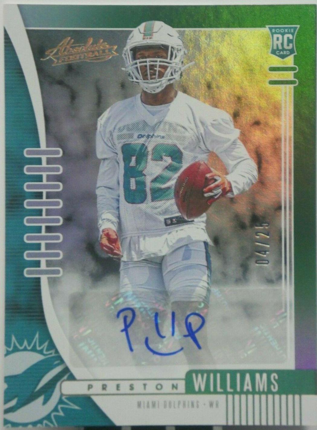 Preston Williams [Spectrum Green Autograph] #170