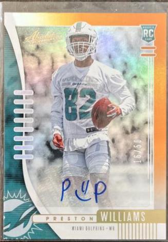 Preston Williams [Spectrum Orange Autograph] #170