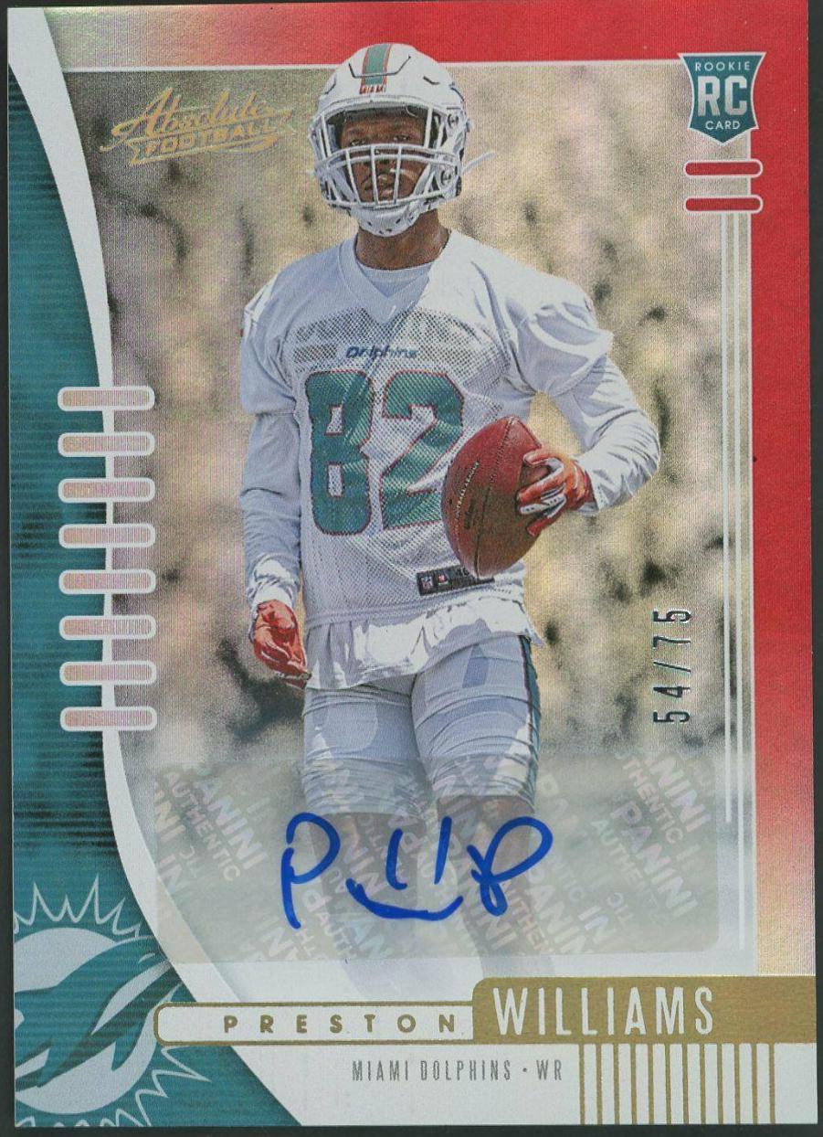 Preston Williams [Spectrum Red Autograph] #170