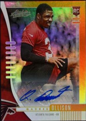 Qadree Ollison [Spectrum Orange Autograph] #200