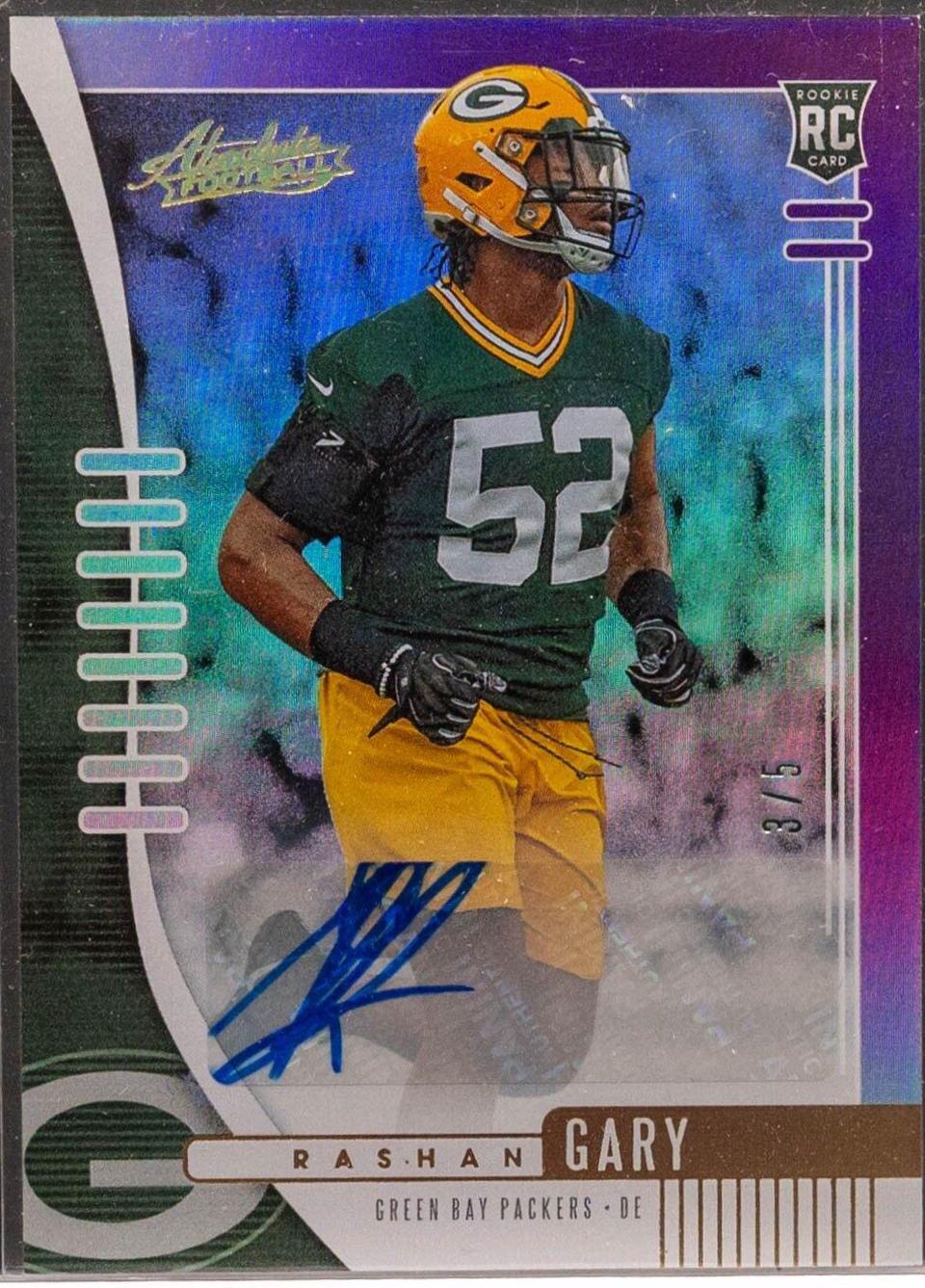 Rashan Gary [Spectrum Purple Autograph] #156