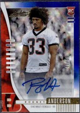 Rodney Anderson [Blue Diamonds Autograph] #149