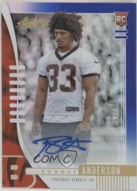 Rodney Anderson [Spectrum Blue Autograph] #149