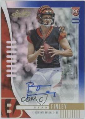 Ryan Finley [Spectrum Blue Autograph] #136