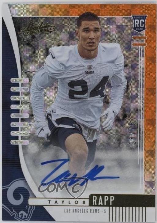 Taylor Rapp [Orange Mosaic Autograph] #167