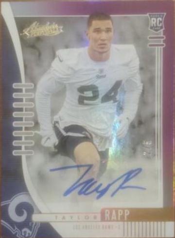 Taylor Rapp [Spectrum Purple Autograph] #167