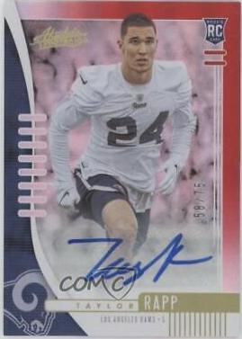 Taylor Rapp [Spectrum Red Autograph] #167