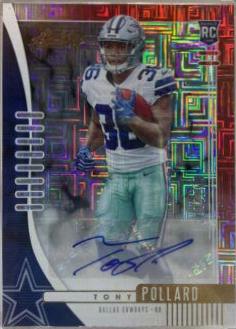 Tony Pollard [Red Squares Autograph] #139