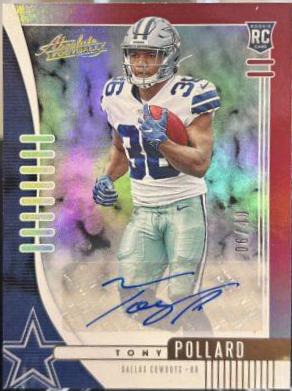 Tony Pollard [Spectrum Blue Autograph] #139
