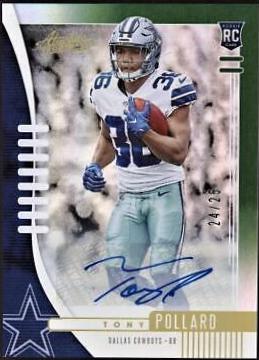 Tony Pollard [Spectrum Green Autograph] #139