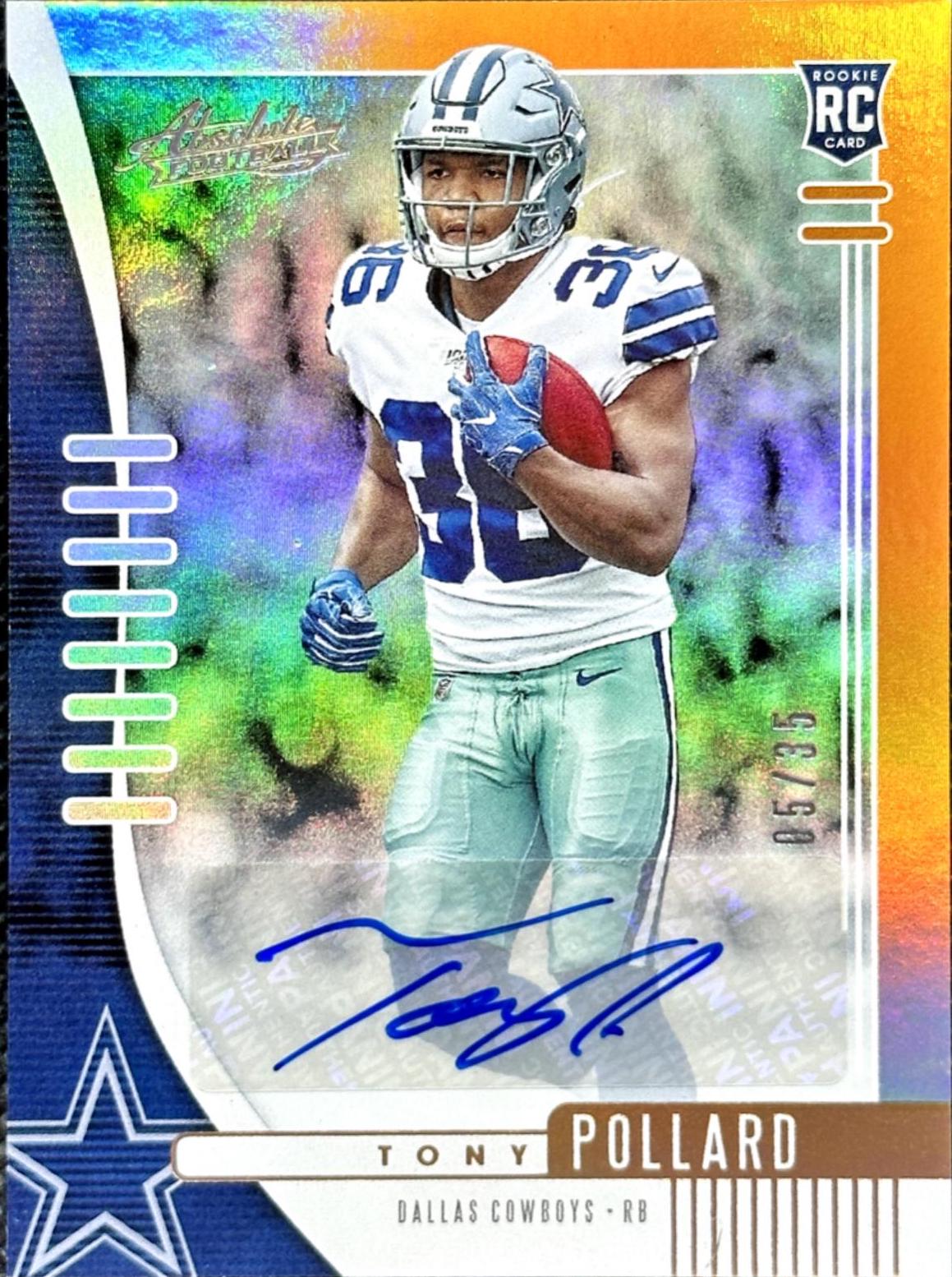 Tony Pollard [Spectrum Orange Autograph] #139