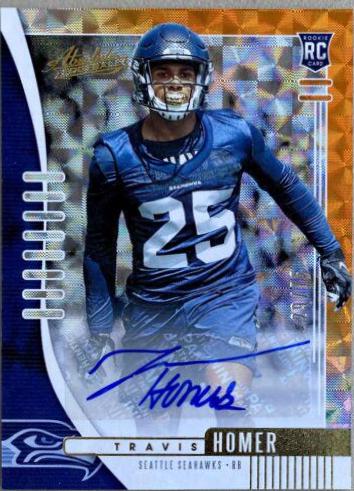 Travis Homer [Spectrum Orange Autograph] #187