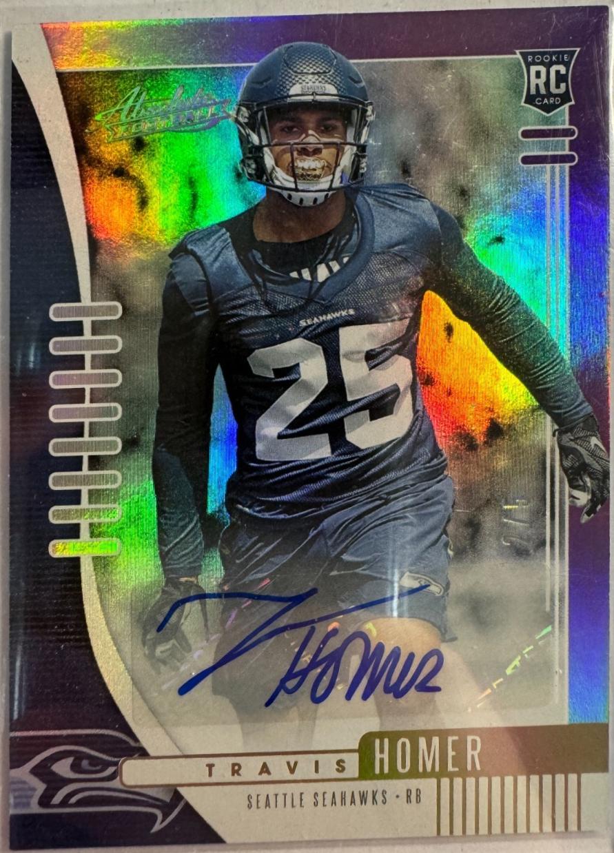 Travis Homer [Spectrum Purple Autograph] #187