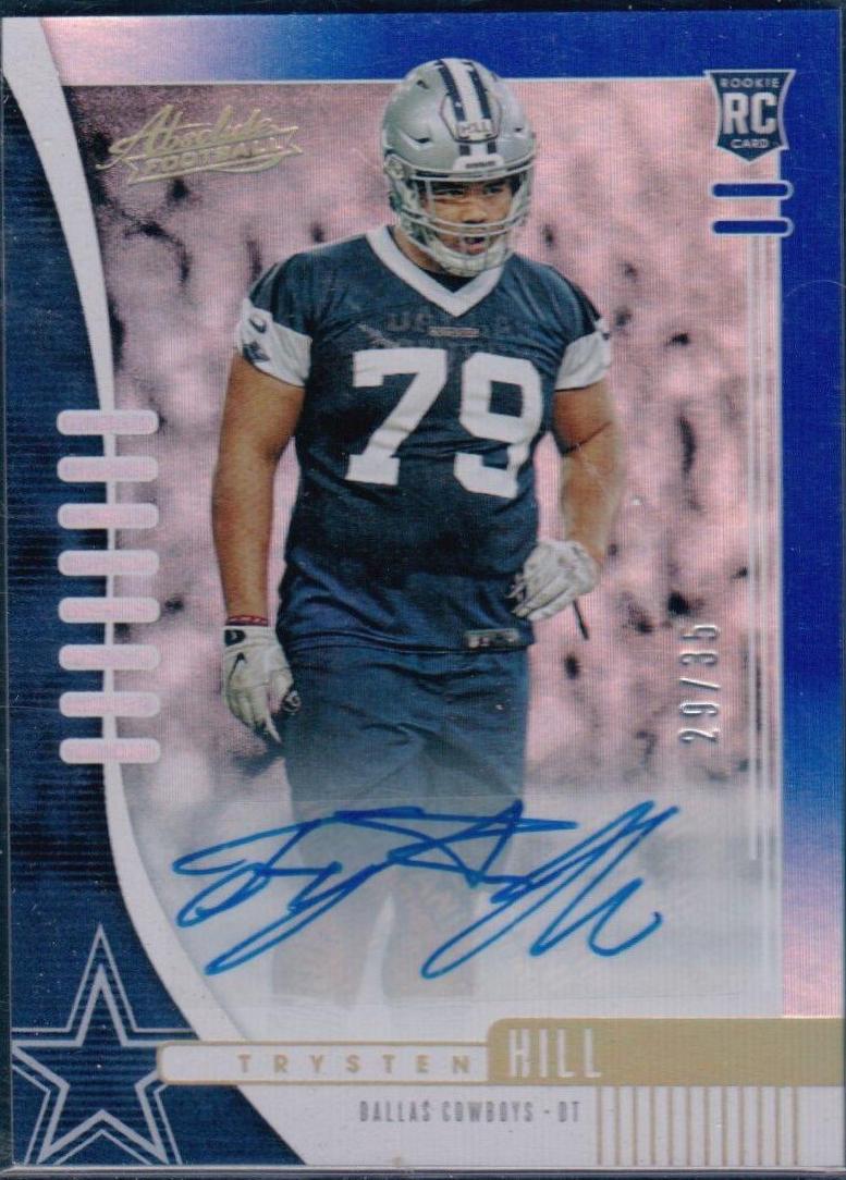 Trysten Hill [Spectrum Blue Autograph] #173