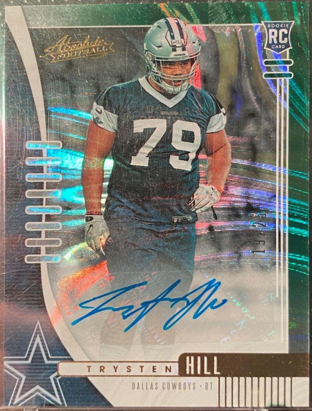 Trysten Hill [Spectrum Green Autograph] #173