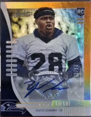 Ugo Amadi [Spectrum Orange Autograph] #189