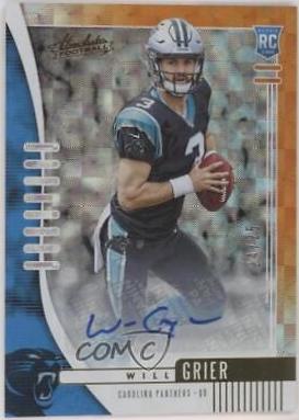 Will Grier [Spectrum Orange Autograph] #140