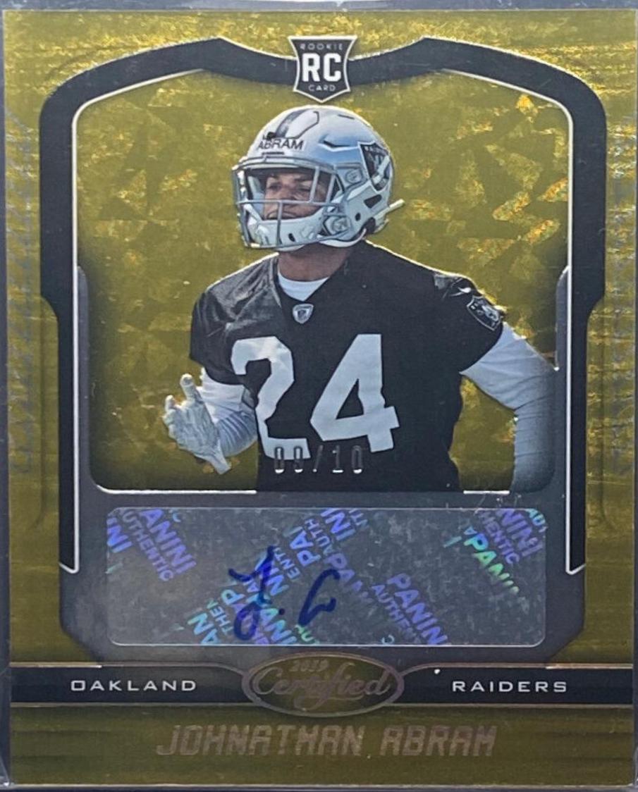 Johnathan Abram [Signature Mirror Gold] #150