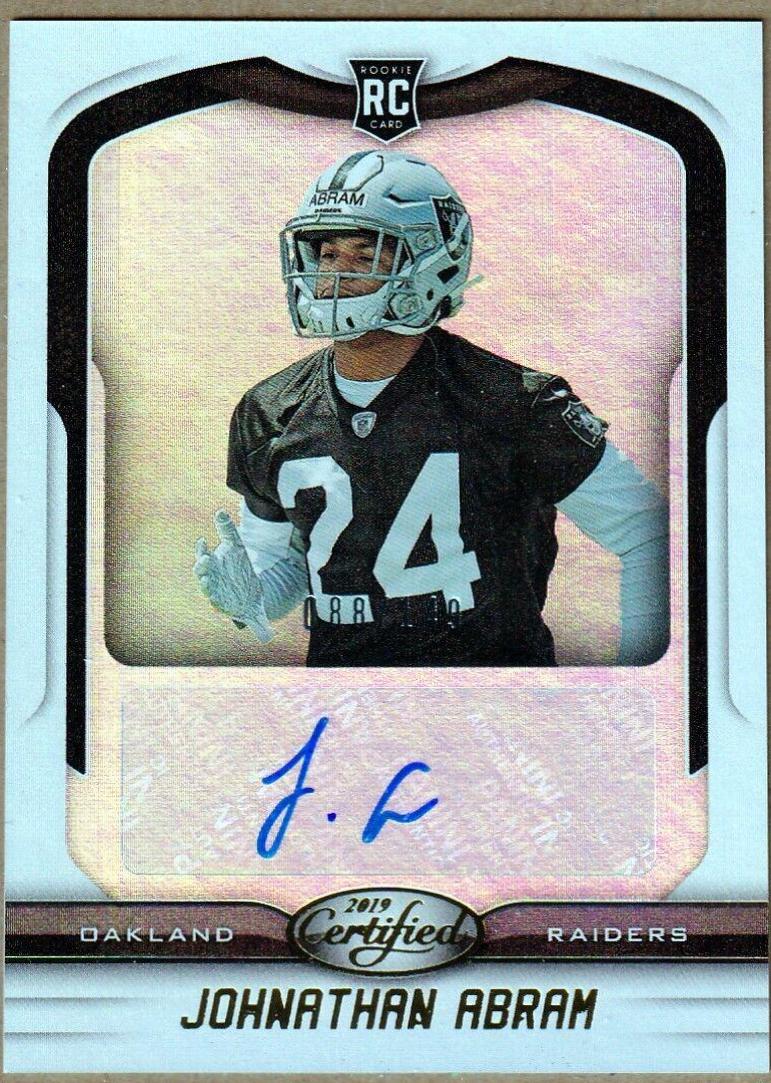 Johnathan Abram [Signature] #150