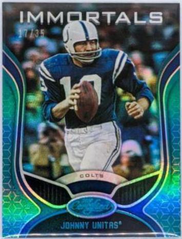 Johnny Unitas [Mirror Teal] #116