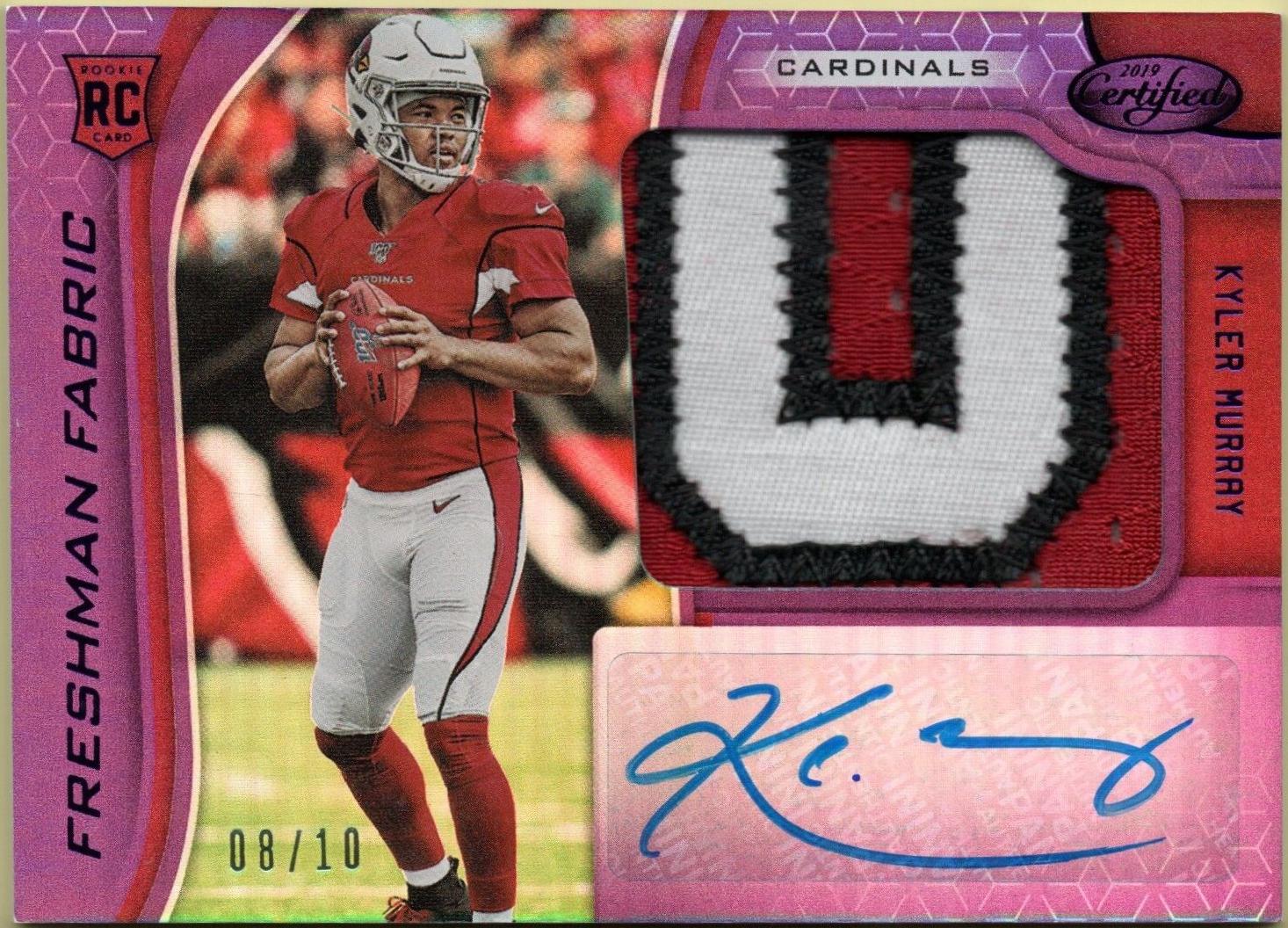 Kyler Murray [Freshman Fabric Mirror Signature Purple] #202