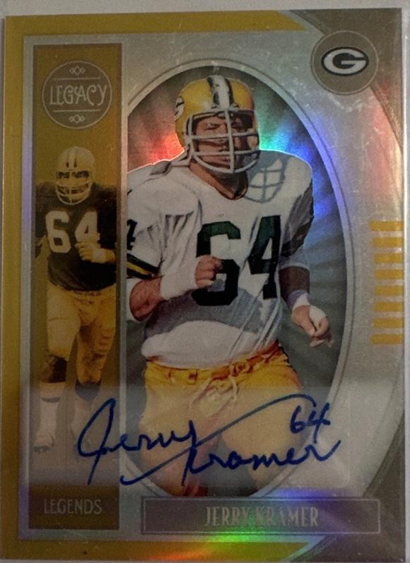 Jerry Kramer [Premium Penmanship Gold] #104