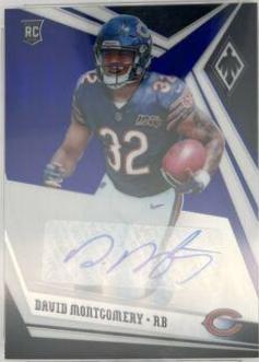 David Montgomery [Autograph Blue] #123