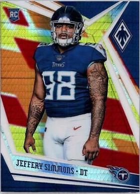 Jeffery Simmons [Fire Burst] #162