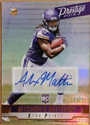 Alexander Mattison [Signature Xtra Points] #281