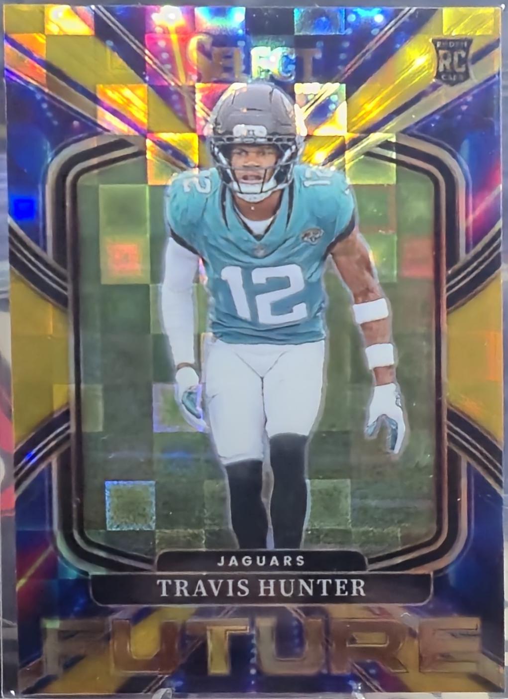 Travis Hunter [Gold Prizm] #10