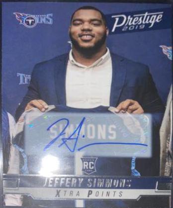 Jeffery Simmons [Signature Xtra Points] #247