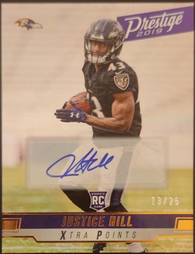 Justice Hill [Signature Xtra Points] #254