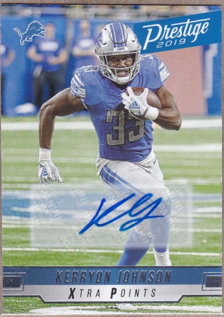 Kerryon Johnson [Signature Xtra Points] #127