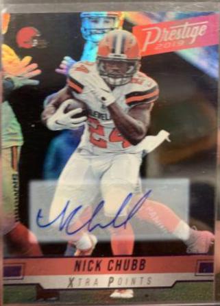Nick Chubb [Signature Xtra Points] #54