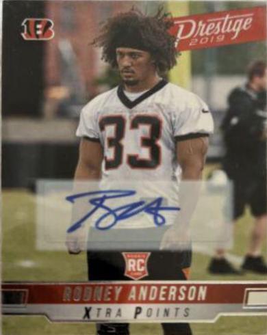 Rodney Anderson [Signature Xtra Points] #255