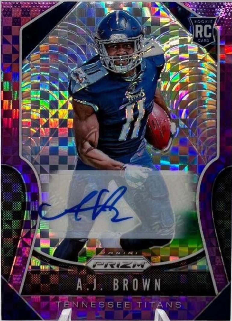 A. J. Brown [Autograph Purple Power Prizm] #344