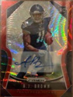 A. J. Brown [Autograph Red Wave Prizm] #344