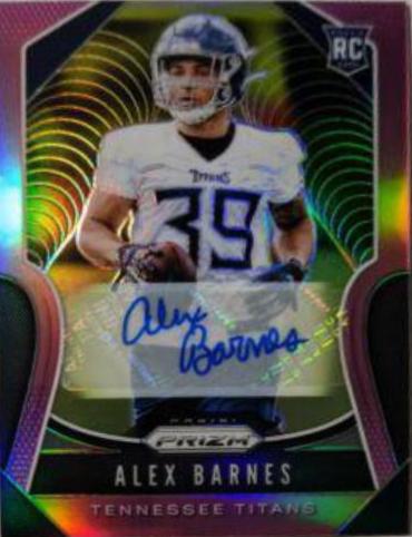 Alex Barnes [Autograph Pink Prizm] #377