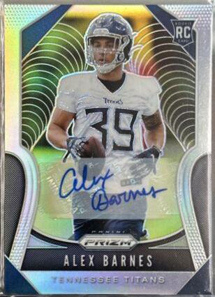 Alex Barnes [Autograph Red Wave Prizm] #377