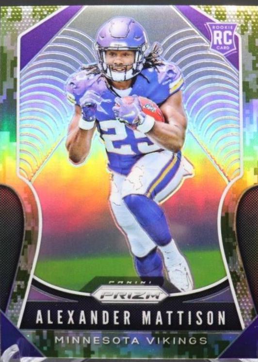 Alexander Mattison [Autograph Camo Prizm] #331