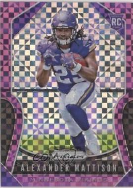Alexander Mattison [Autograph Purple Power Prizm] #331