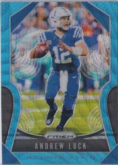 Andrew Luck [Blue Wave Prizm] #145