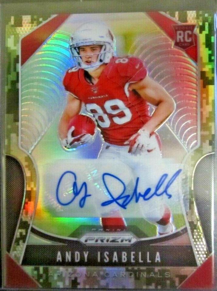 Andy Isabella [Autograph Camo Prizm] #349