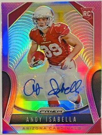 Andy Isabella [Autograph Pink Prizm] #349