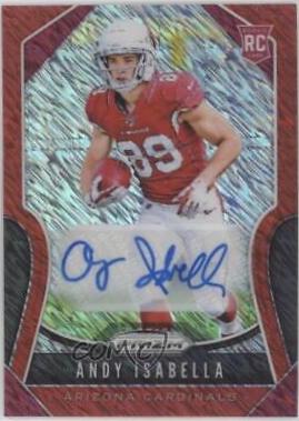 Andy Isabella [Autograph Red Shimmer Prizm] #349