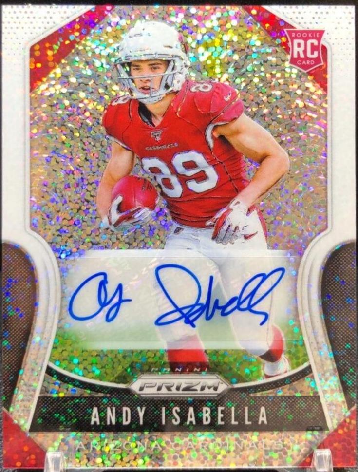 Andy Isabella [Autograph White Sparkle Prizm] #349