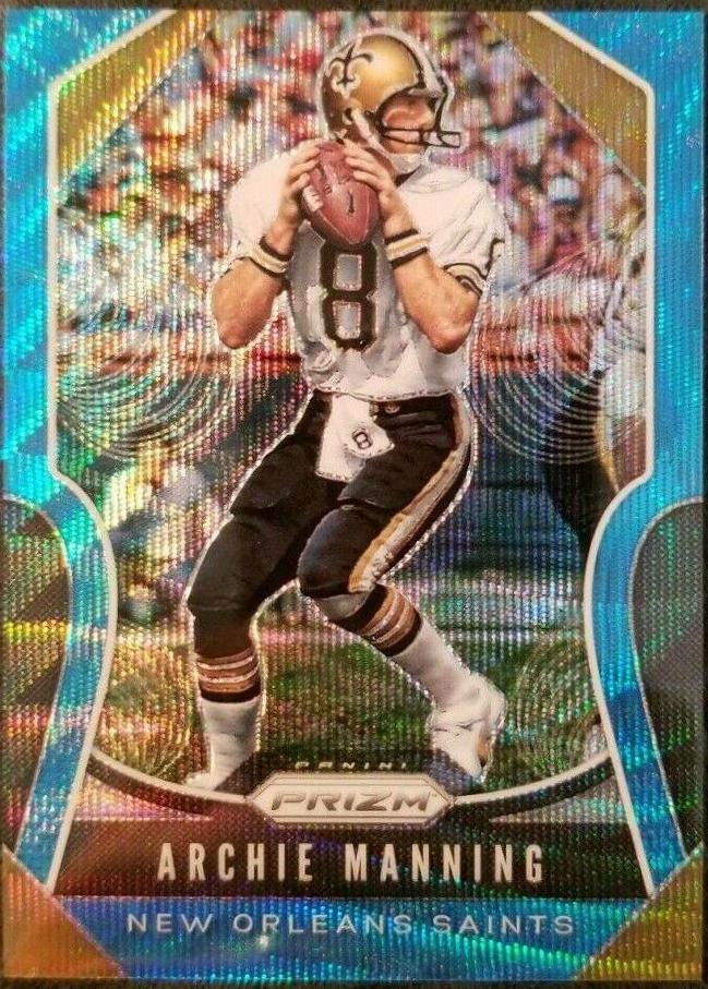 Archie Manning [Blue Wave Prizm] #297
