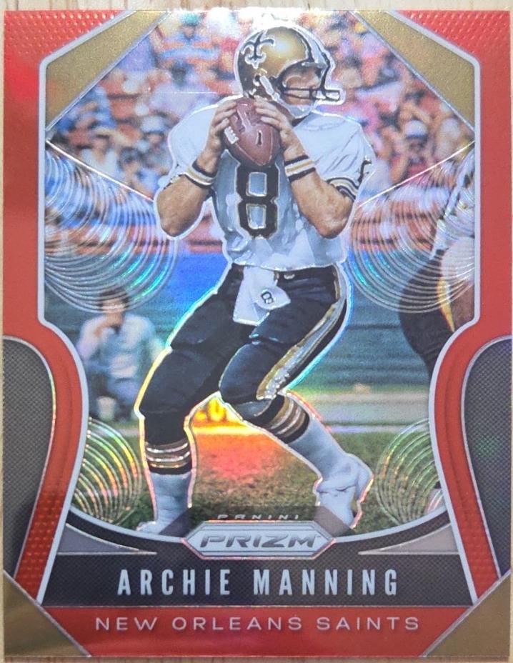Archie Manning [Red Prizm] #297