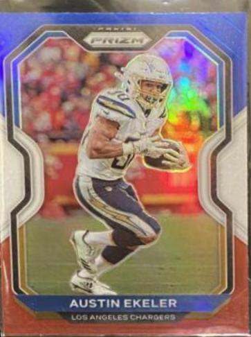 Austin Ekeler [Red, White, Blue Prizm] #222