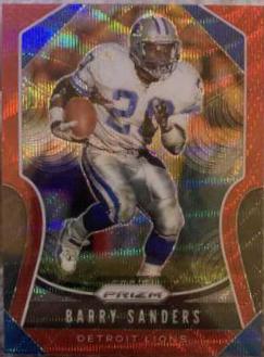 Barry Sanders [Red Wave Prizm] #275
